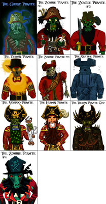 Lechuck Throughout the Ages.