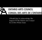 Ontario Arts Council Thanks by HeatherWaller-Rivet