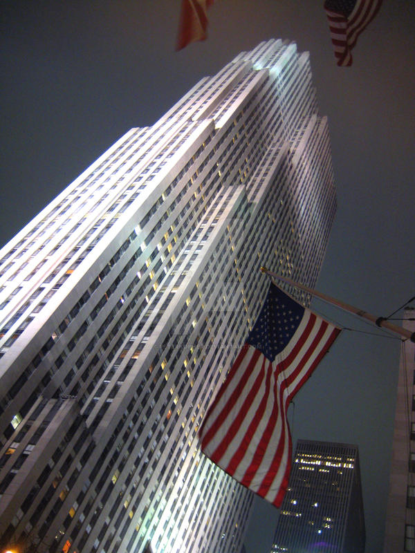 30 Rock at night