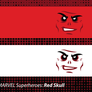 LEGO Minifig Decals - The Red Skull