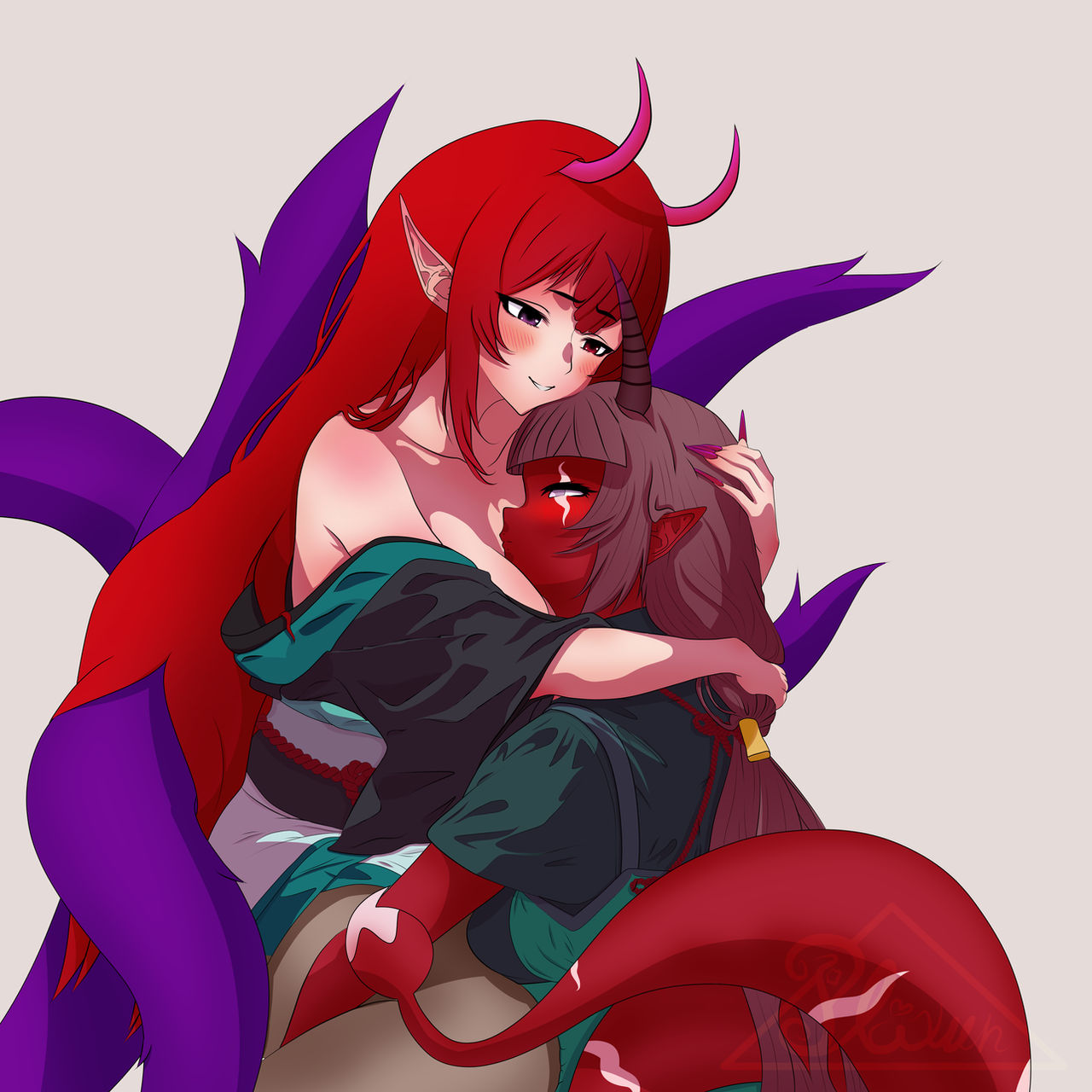 Mizu and Jade art
