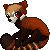 Red Panda Icon - bloodmoon-the-wolf