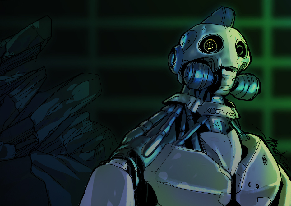 love death and robots- Three robots- mohawk robot by jorgebreak on ...