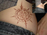 Steampunk Compas tatoo
