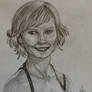 Kirsten Dunst en grafito