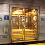 Chicago, IL Metra Train - Doors Open