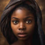 Portrait of an 15 year old African girl