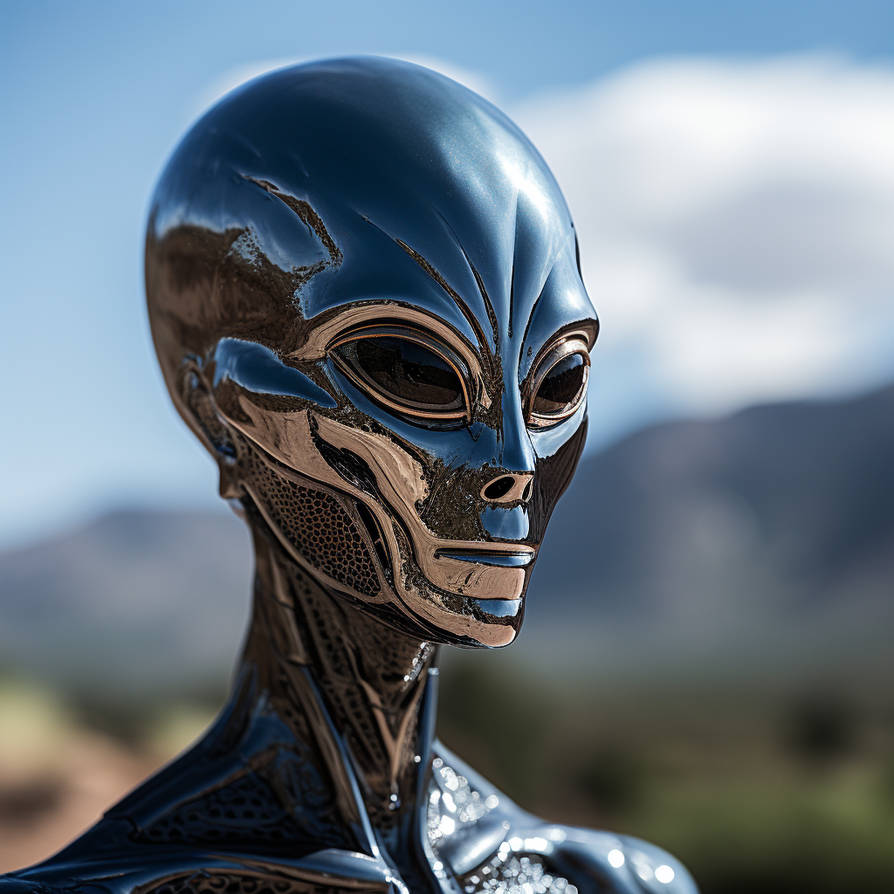 Alien in space suit- zoom in for a closer look by DeviousToc on DeviantArt