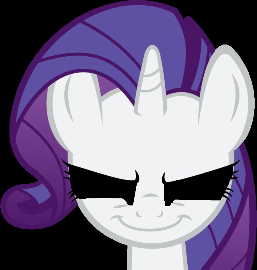 Evil Rarity by Raccoongirl2012 on DeviantArt