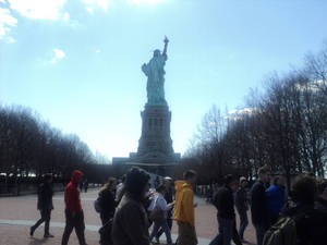 Lady Liberty and Senior class