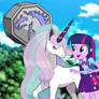 Twilight Sparkle (search for the talisman)