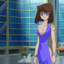 Tea wearing a Zou dress