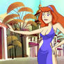 Daphne Blake wearing a Zou dress