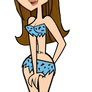 Ally wearing a cavegirl outfit (Loud Drama)