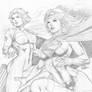 Powergirl e Supergirl