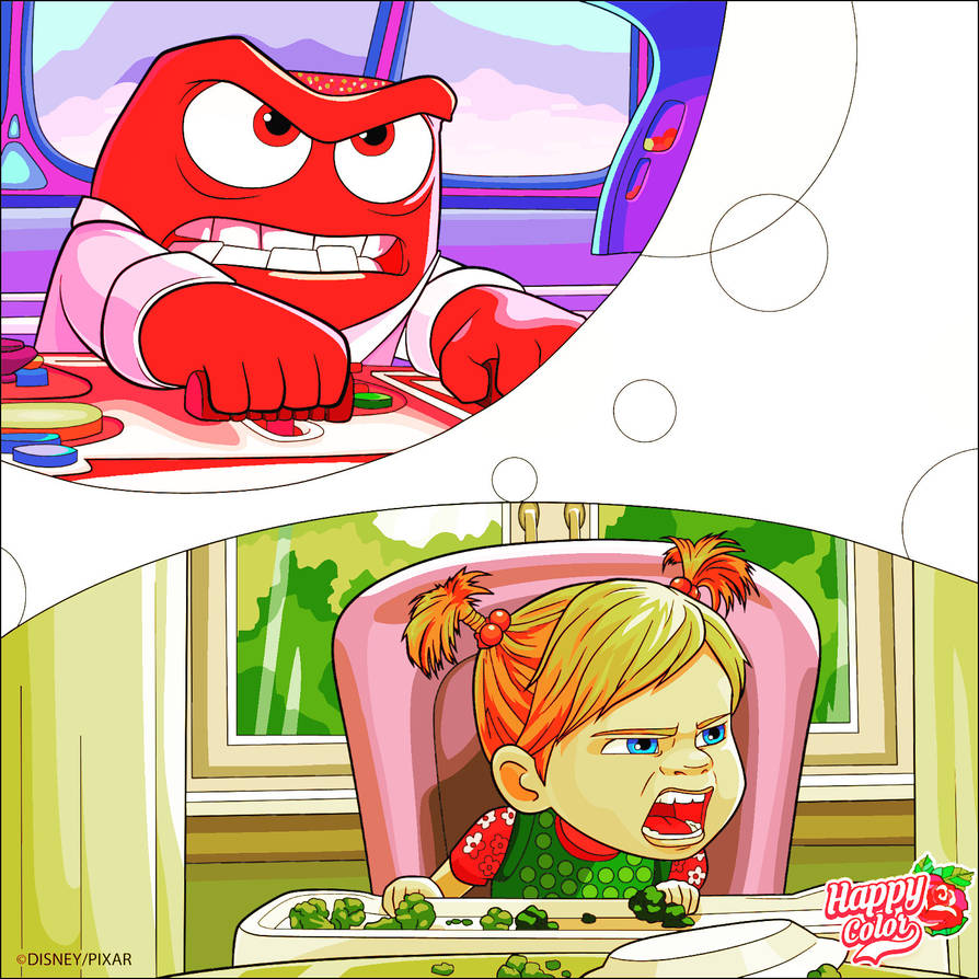 Anger Controlling Young Riley by KingdomHeartsLordCJ7 on DeviantArt