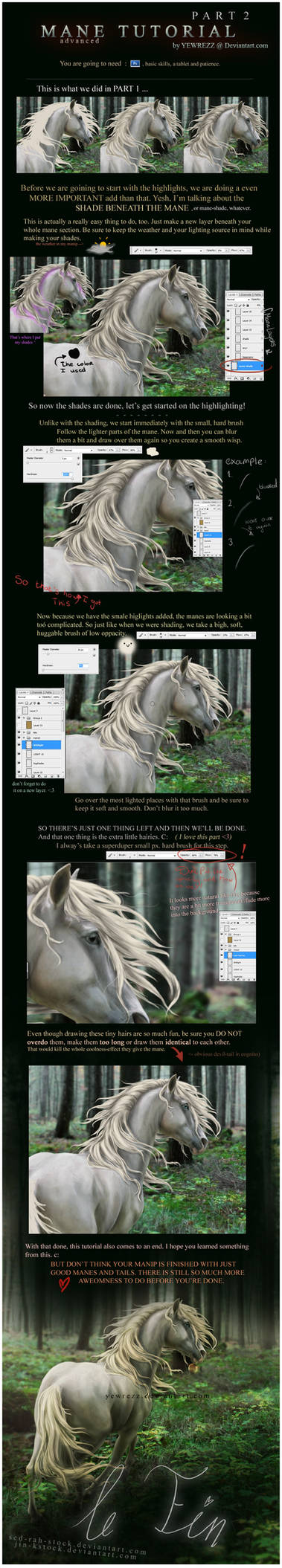 Mane tutorial - PART 2