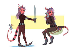 Rogue Tiefling Design