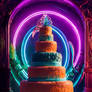 Cyberpunk Serpent Cake
