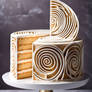 Kirigami Spiral Layer Cake