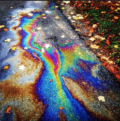 Beautiful Gas Spill