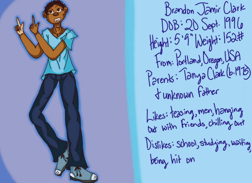 Brandon Clark (2014-2015)* by ManictheMod on DeviantArt