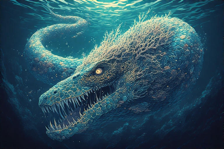 Sea Snake Modification dinosour sea snake by 3harryhoudini3 on DeviantArt
