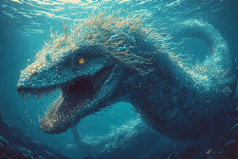 Sea Snake Modification dinosaur sea snake by 3harryhoudini3 on DeviantArt