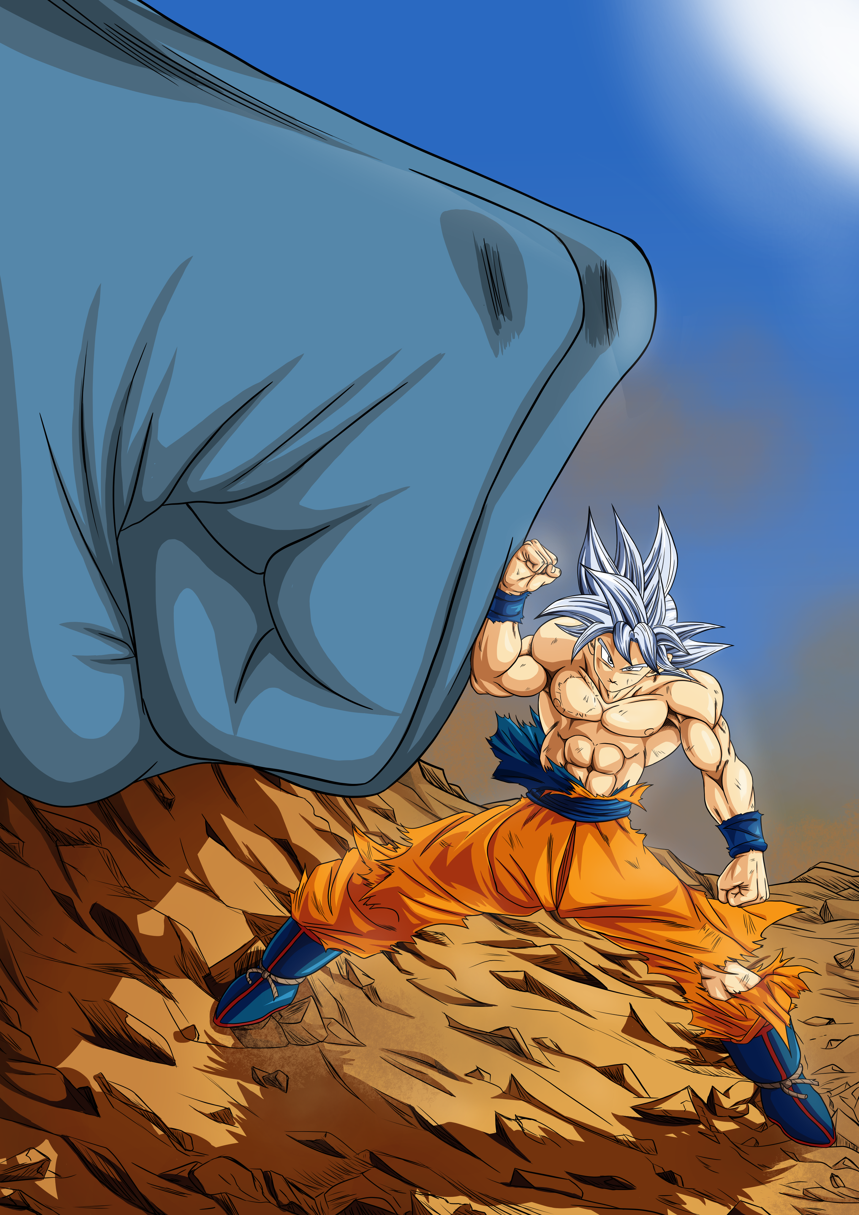Backup Mangás - Goku Instinto Superior do Capìtulo 66 do Mangá de Dragon  Ball Super. Colorido por @JuniorToriyama