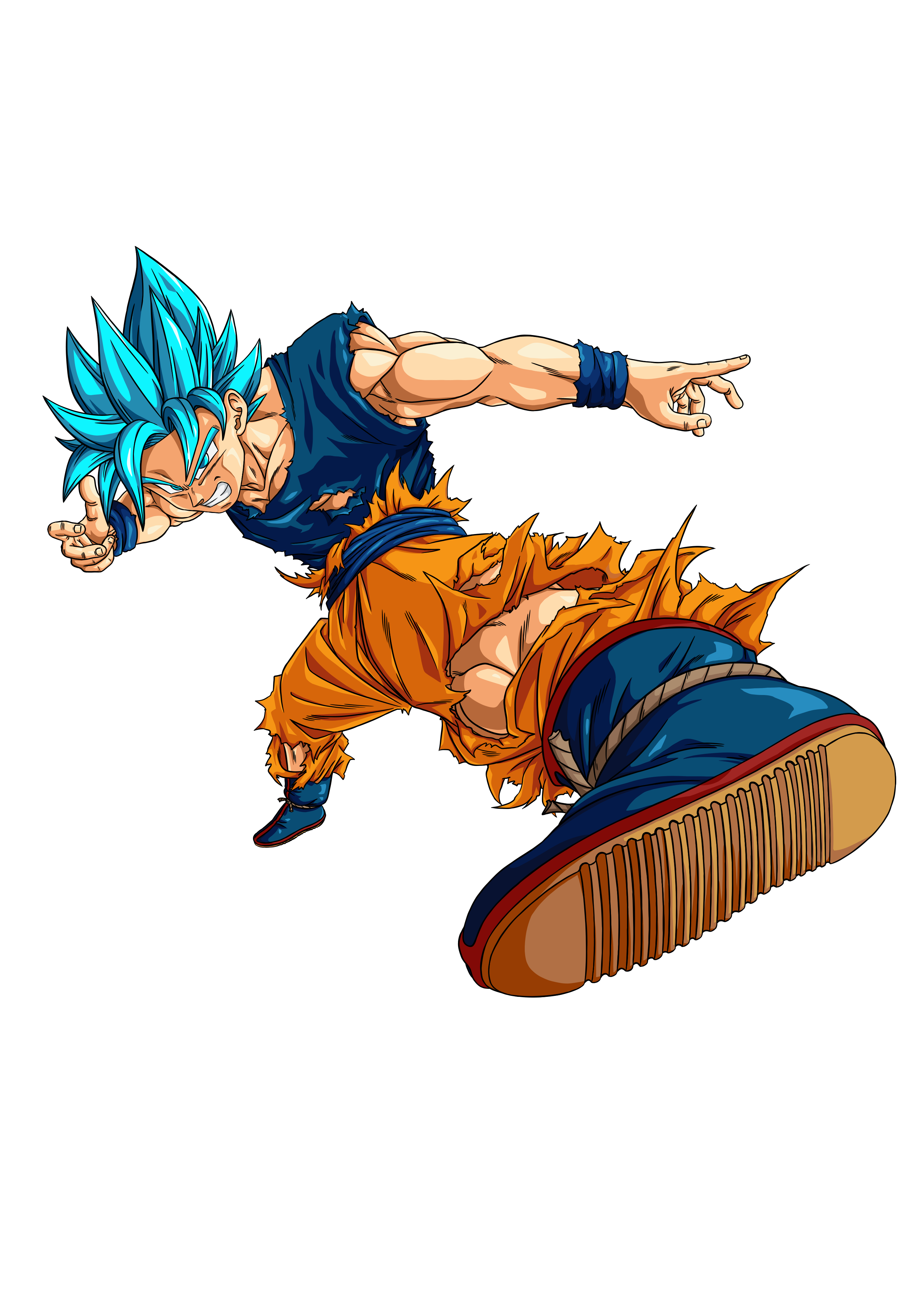 Goku: Super Saiyajin Blue by CELL-MAN on DeviantArt