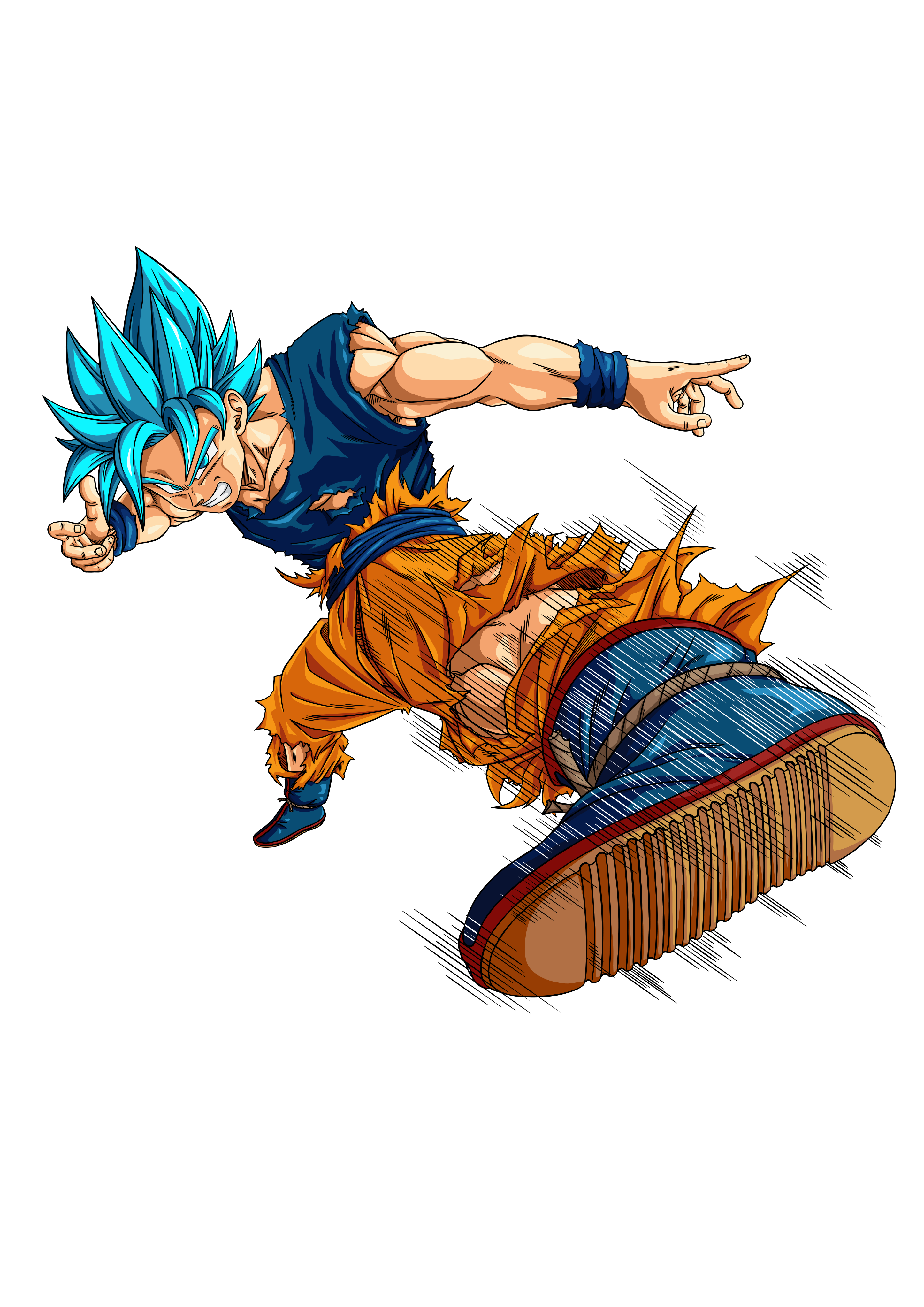 Son Goku Ssj Blue by ButanoBakaArt on DeviantArt