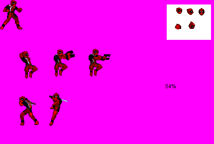 Deadpool JUS Sprite Sheet by DanoRenovado on DeviantArt