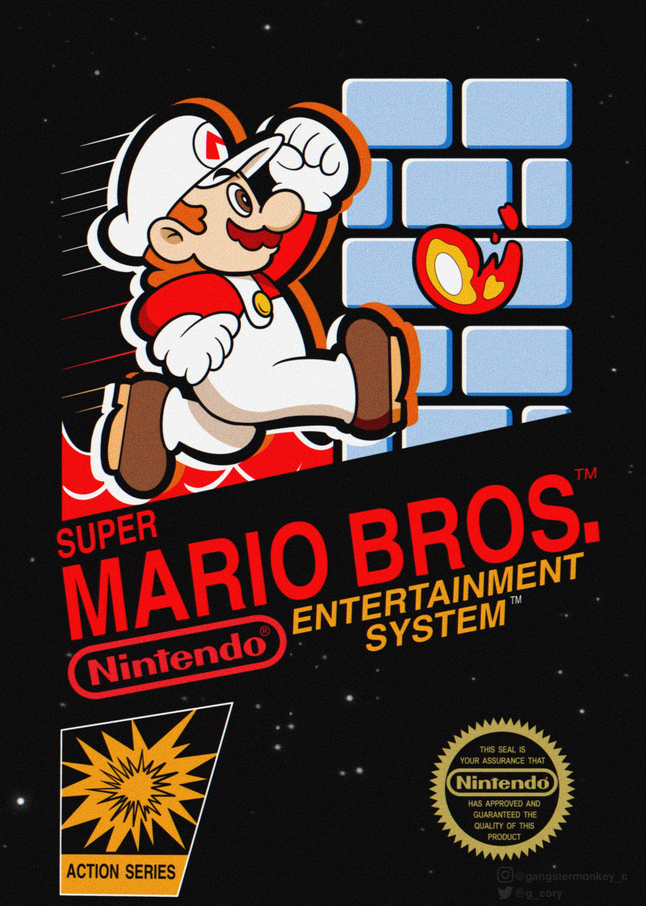 Super Mario Bros NES Box Art: Modernized by CoryGangstermonkey on ...