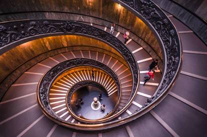 Vatican Museum spiral staircase