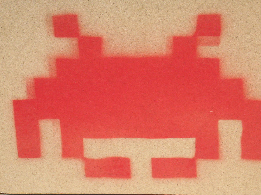 Space Invaders Red by Robatsu on DeviantArt