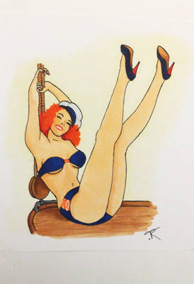 Pin-up Girl (Copic)