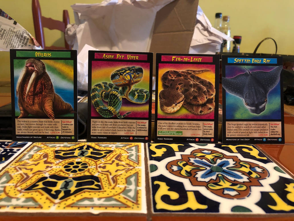 My Final Weird n' Wild Creatures Trading Cards by Bvega41 on DeviantArt