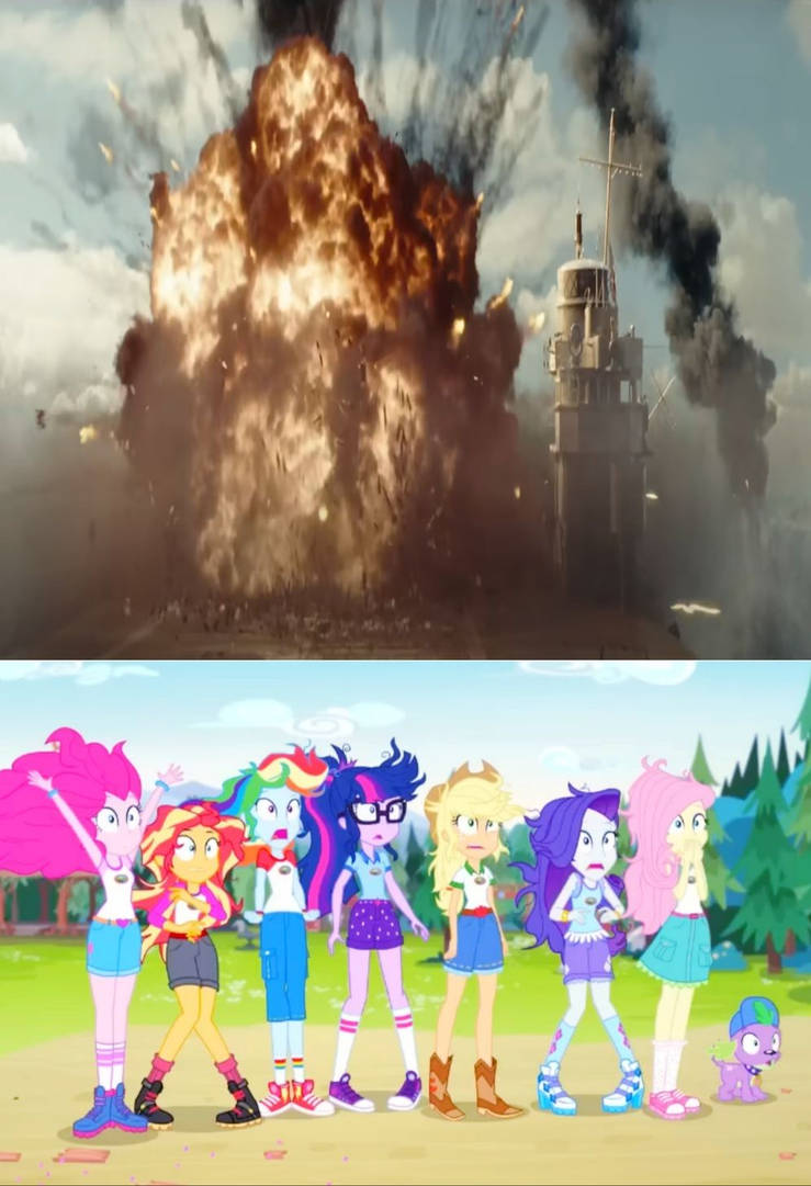 MLP EG Reaction to The Kaga's Explosion by Bvega41 on DeviantArt