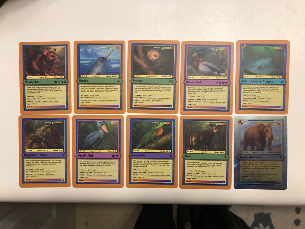 Creature Cards My 1st Creature Cards by Bvega41 on DeviantArt