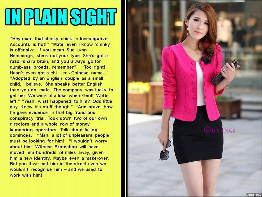 In plain sight (TG caption) by p-l-richards on DeviantArt