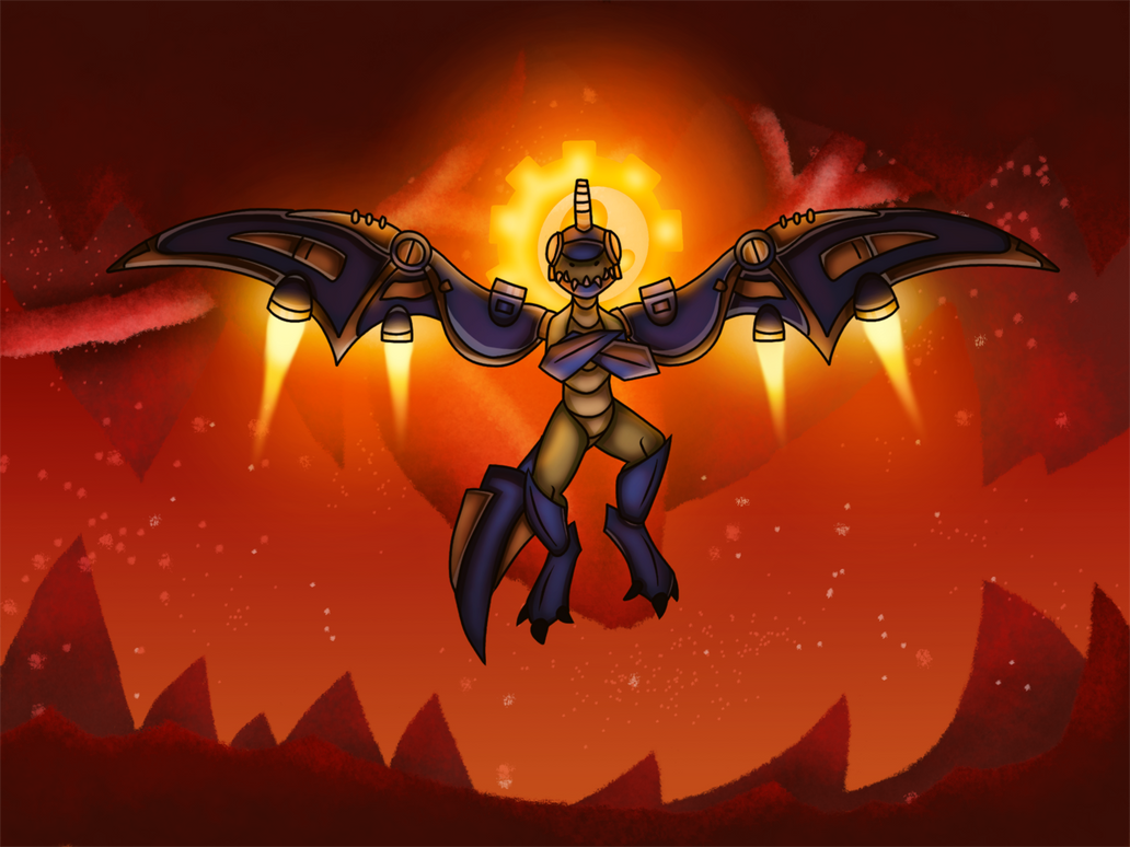 Tech sentinel Drobot (commission) by rockstarthedragon on DeviantArt