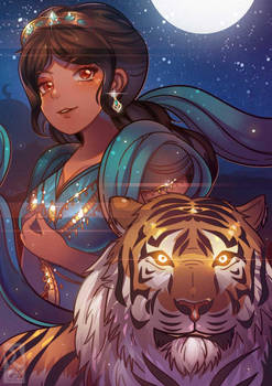 Princess Jasmine Aladdin FanART