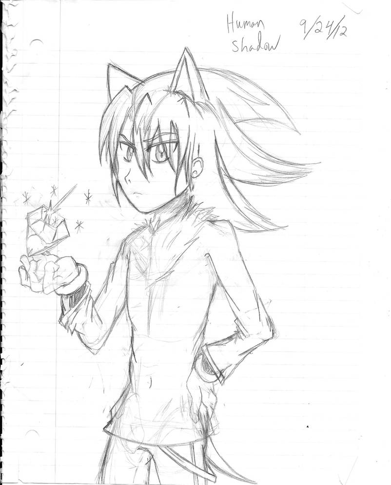 Human Shadow Sketch By SonicMiku On DeviantArt