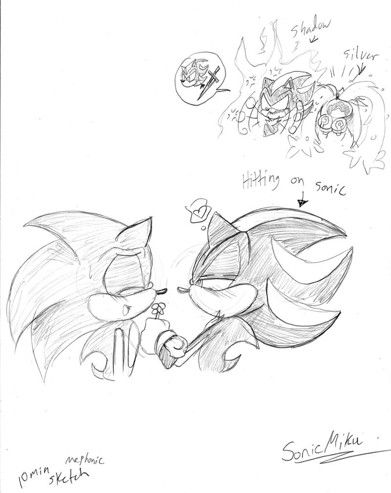 Mephalise hits on Sonic sketch