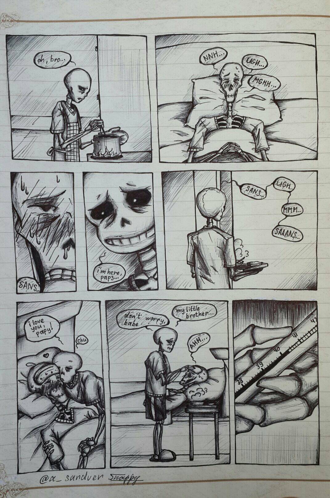 Papyrus's illness