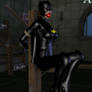 Batgirl down in the dungeon