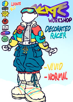 SRA: SKATE WORKSHOP - DECORATED RACER