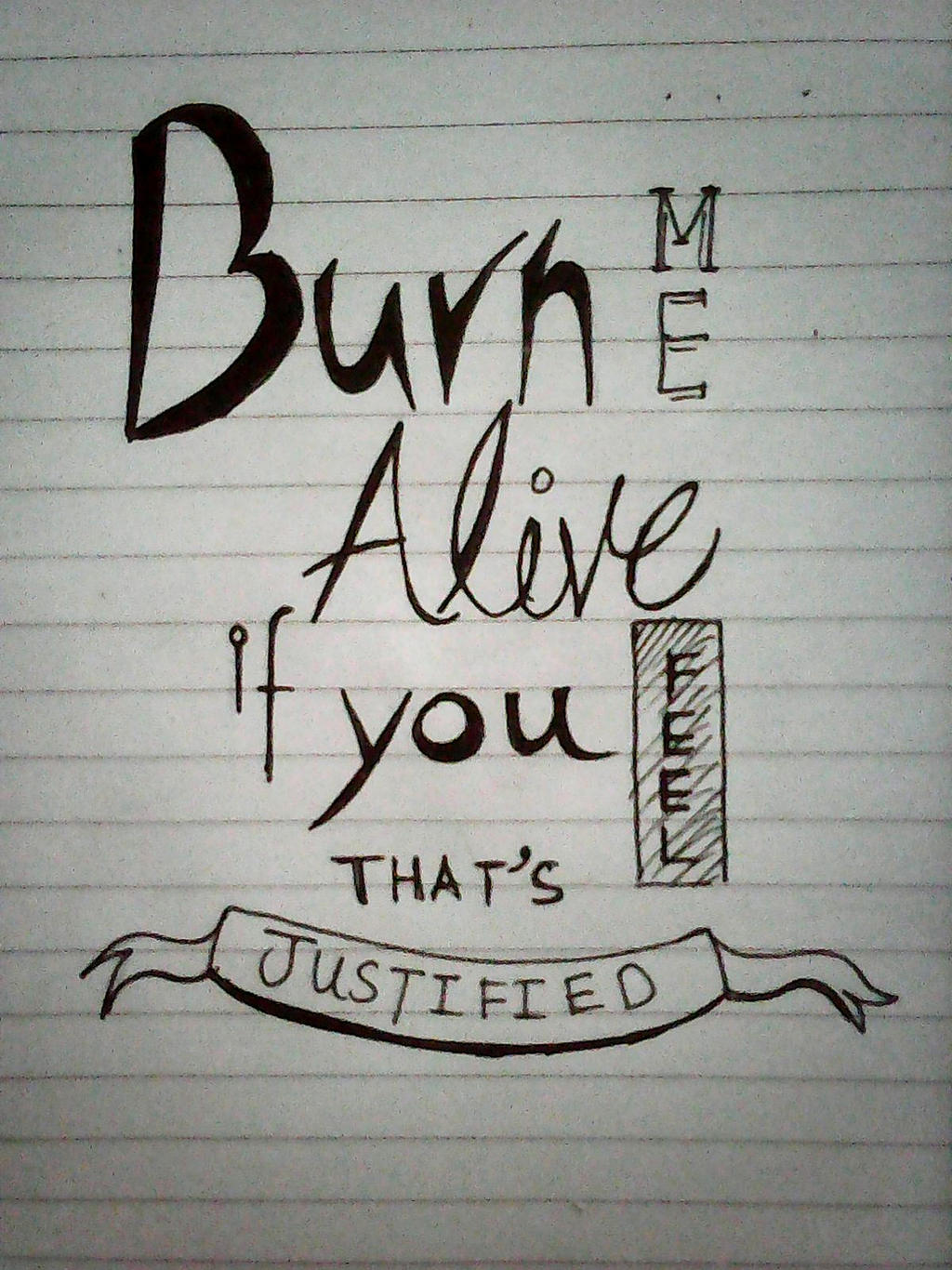 Lyric Art (A Day To Remember)