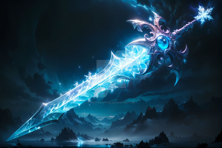 Defroth Sword Freezing Frost Sword II by SpectralForge on DeviantArt