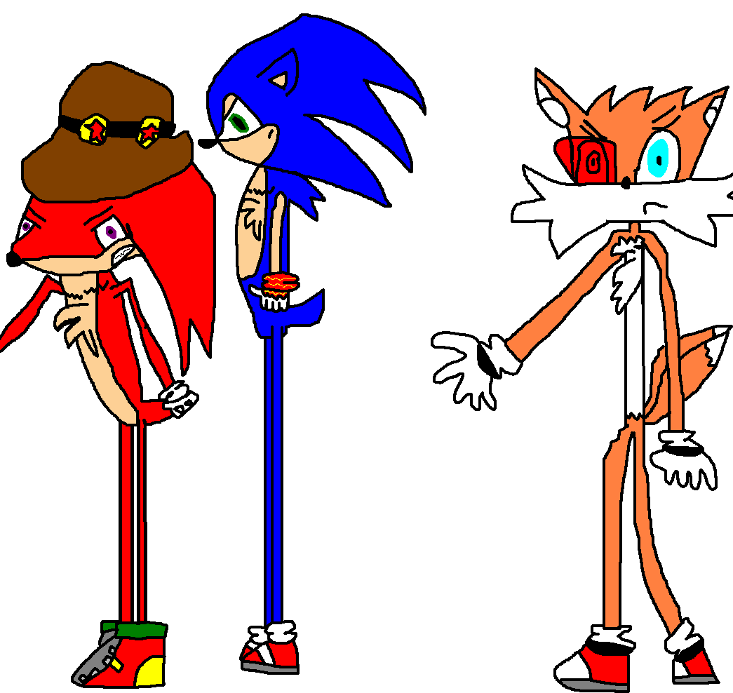 Team Sonic in my style by Bandicooty on DeviantArt